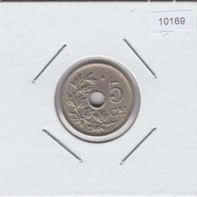5 Centimes 1932 - Belgium - with star stands on one peak falling