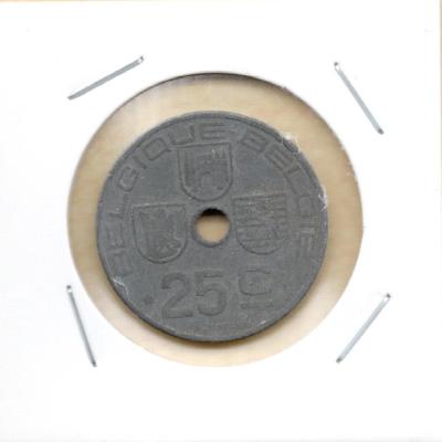 25 Centimes 1942 - Belgium