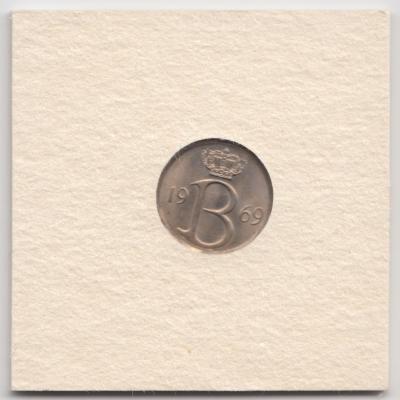 25 Centimes 1969 - Belgium - French text