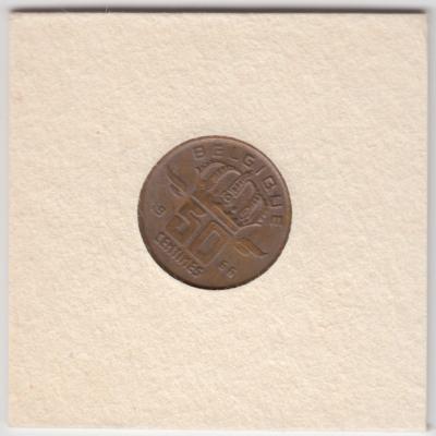 50 Centimes 1966 - Belgium - French text