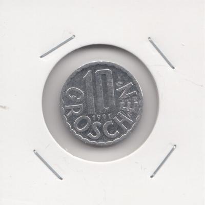 10 Groschen 1991 - Austria