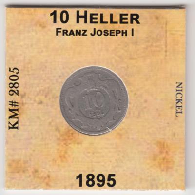 10 Heller 1895 - Austria