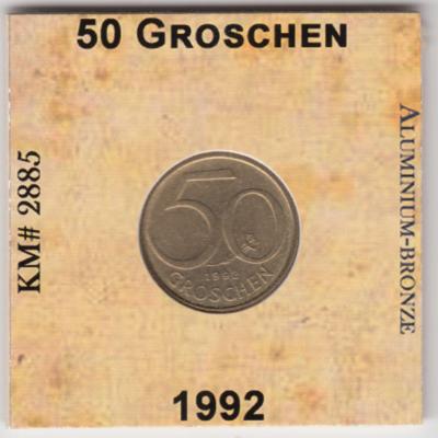 50 Groschen 1992 - Austria