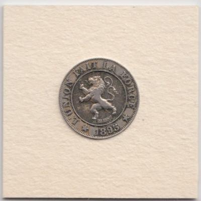 10 Centimes 1895 - Belgium - French text