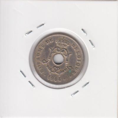 10 Centimes 1904 - Belgium - French text