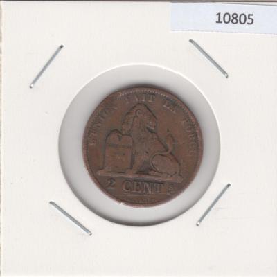 2 Centimes 1873 - Belgium