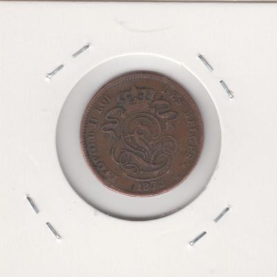 2 Centimes 1873 - Belgium