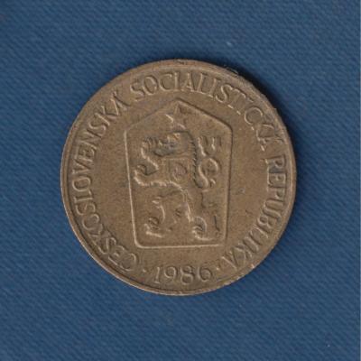 1 Koruna -1986 - Czechoslovakia
