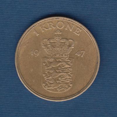 1 Krone -1947 - Denmark