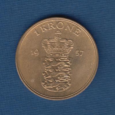1 Krone -1957 - Denmark