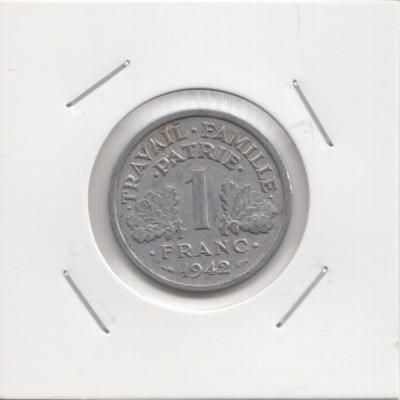 1 Franc 1942 - France - light type