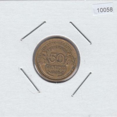 50 Centimes 1938 - France