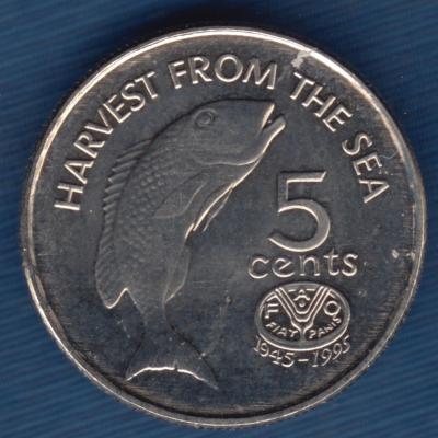 5 Cents 1995 - Fiji