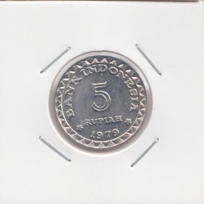 5 Rupiah 1979 FAO - Indonesia