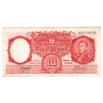 10 Pesos 1960-1962 - Argentina