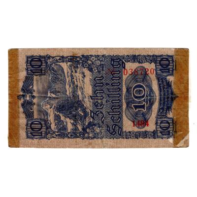 10 Schilling 1945 - Austria - First issue