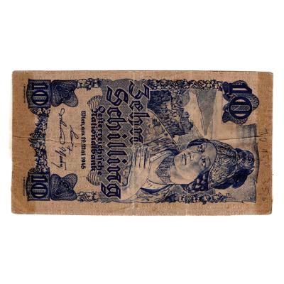 10 Schilling 1945 - Austria - First issue