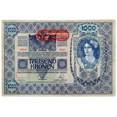 1000 Kronen 1919 - Austria