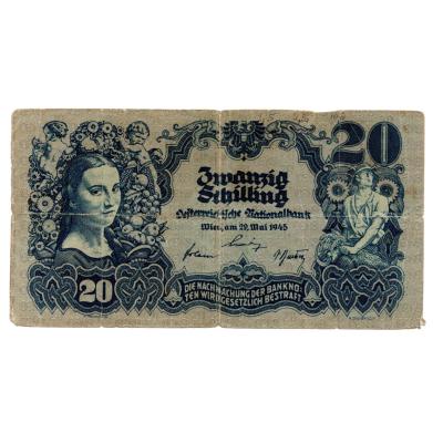 20 Schilling 1945 - Austria