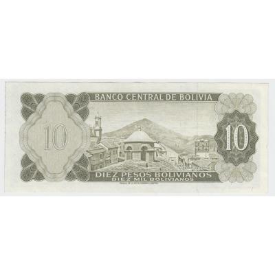 10 Pesos Bolivianos 1962 - Bolivia