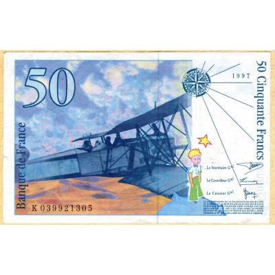50 Francs 1997 - France - Saint-Exupéry