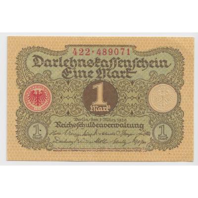 1 Mark 1920 - Darlehnskassenschein