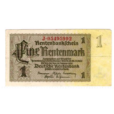 1 Rentenmark 1937 - Rentenbank