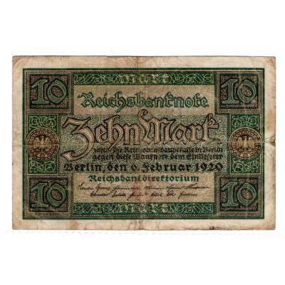 10 Mark 1920 - Reichsbanknote