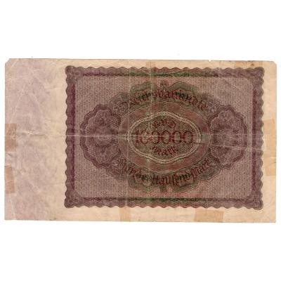 100 000 Mark Reichsbanknote 1923