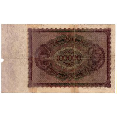 100 000 Mark Reichsbanknote 1923