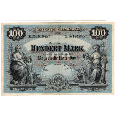 100 Mark 1900 - Kingdom of Bavaria