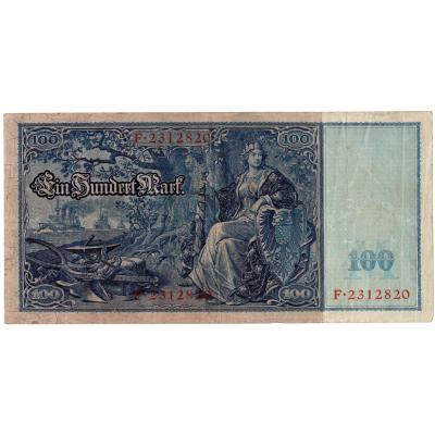 100 Mark Reichsbanknote 1910; red seals