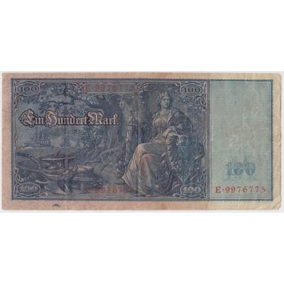 100 Mark Reichsbanknote 1910; red seals