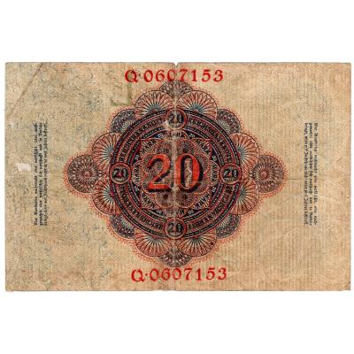 20 Mark Reichsbanknote (1914 Feb)