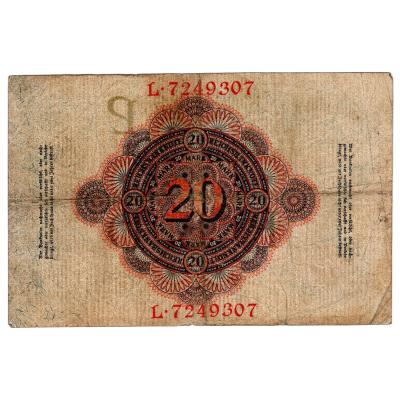 20 Mark Reichsbanknote (1914 Feb)