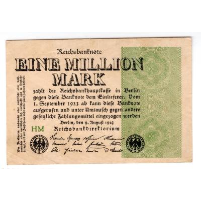 1 Million Mark 1923 - Reichsbanknote