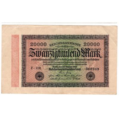 20 000 Mark 1923 - Reichsbanknote