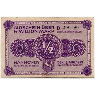 500000 Mark 1923 - Landwirtschaftskammer and Handwerkskammer Hannover