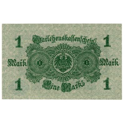 1 Mark 1914 Darlehenskassenschein, Blue Seal