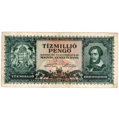 10 000 000 Pengő 1945 - Hungary