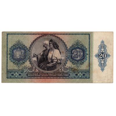 20 Pengő 1941 - Hungary