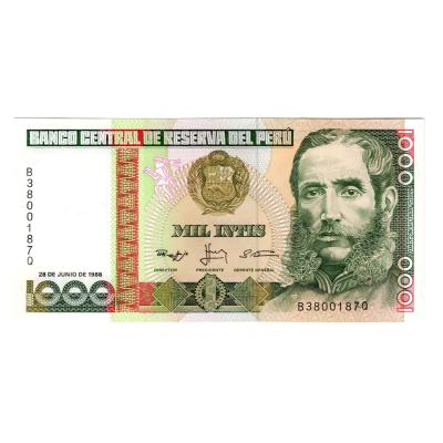1000 Intis 1988 - Peru