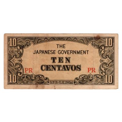 10 Centavo 1942 - Japanese Government