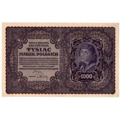 1000 Marks 1919 - Poland
