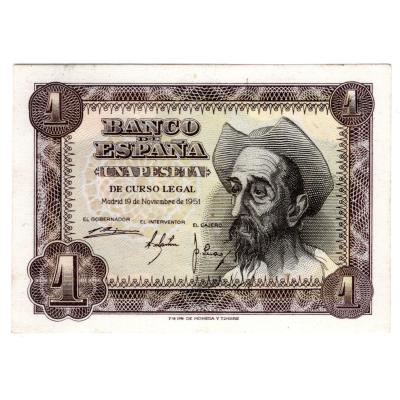 1 Pesetas 1951 - Spain