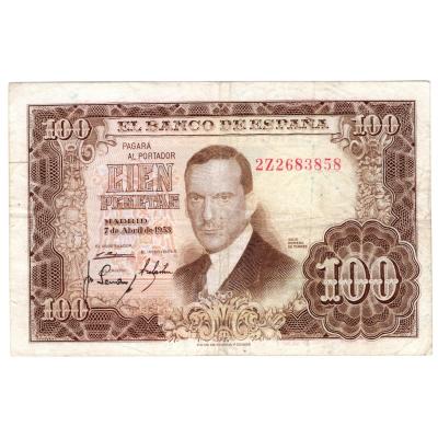 100 Pesetas 1953 - Spain