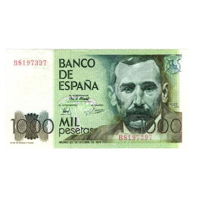 1000 Pesetas 1979 - Spain