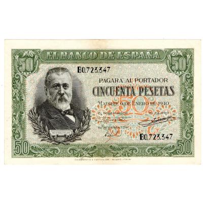 50 Pesetas 1940 - Spain