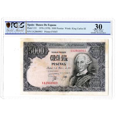 5000 Pesetas 1976 - Spain