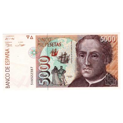 5000 Pesetas 1992 - Spain